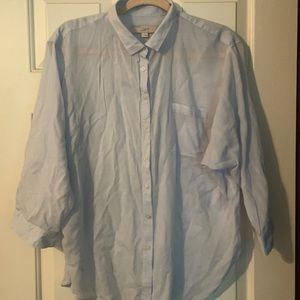 LOFT lightweight button-up top